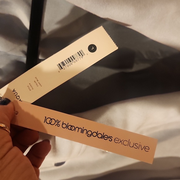 Aqua Faux Suede Zipper Front Solid Color Women's Moto Style Jacket S NWT Blue - Picture 6 of 6